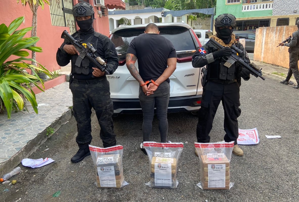 Decomisan cocaína y marihuana en SDN