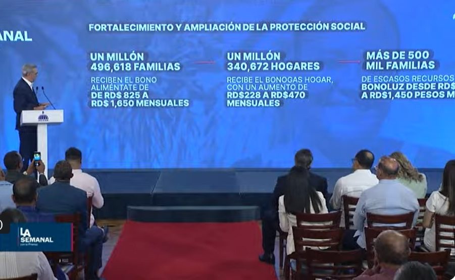 Abinader dice: programas sociales cambian vida a más de 142 mil personas