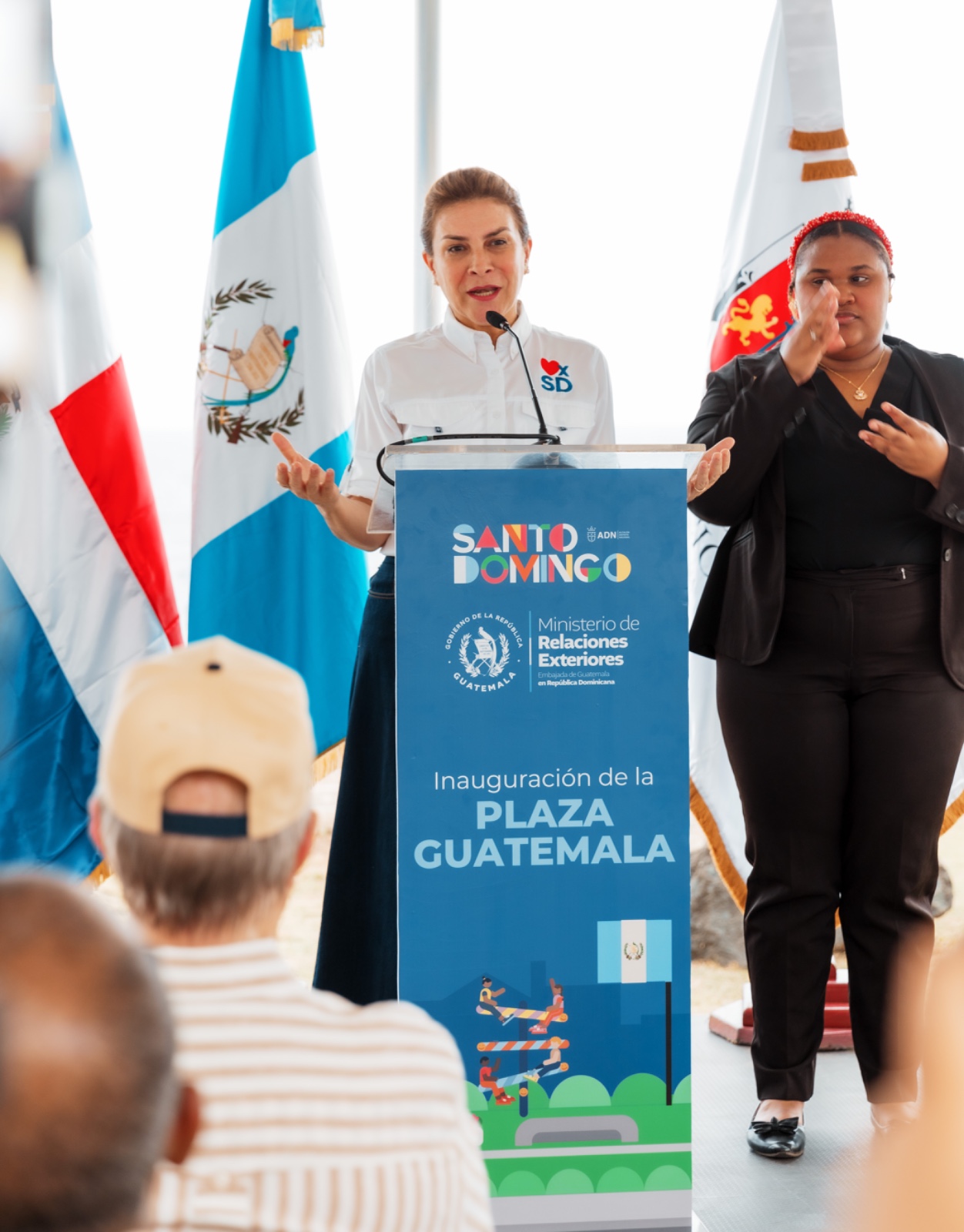 Alcaldía del Distrito Nacional y Embajada de Guatemala inauguran la Plaza República de Guatemala