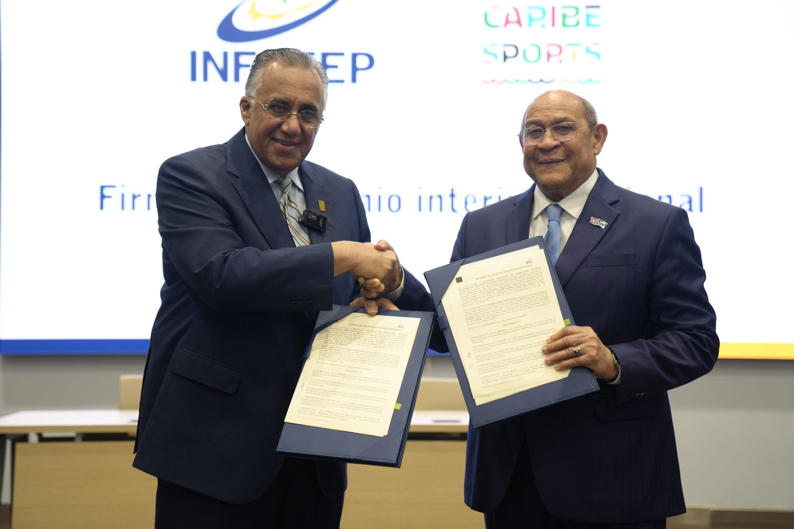 INFOTEP y el Centro Caribe Sport capacitarán entrenadores, dirigentes y cronistas deportivos de CA y El Caribe