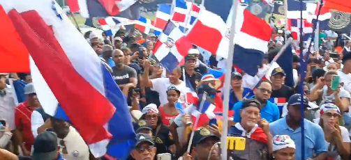 También en NY hubo protesta por llegada masiva de haitianos a RD
