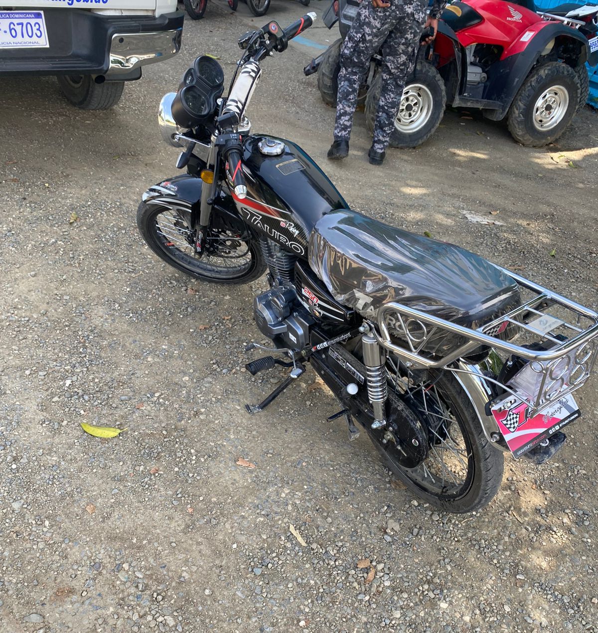 Policía captura en flagrante a “Nardito”; le ocupa motocicleta robada en Santiago
