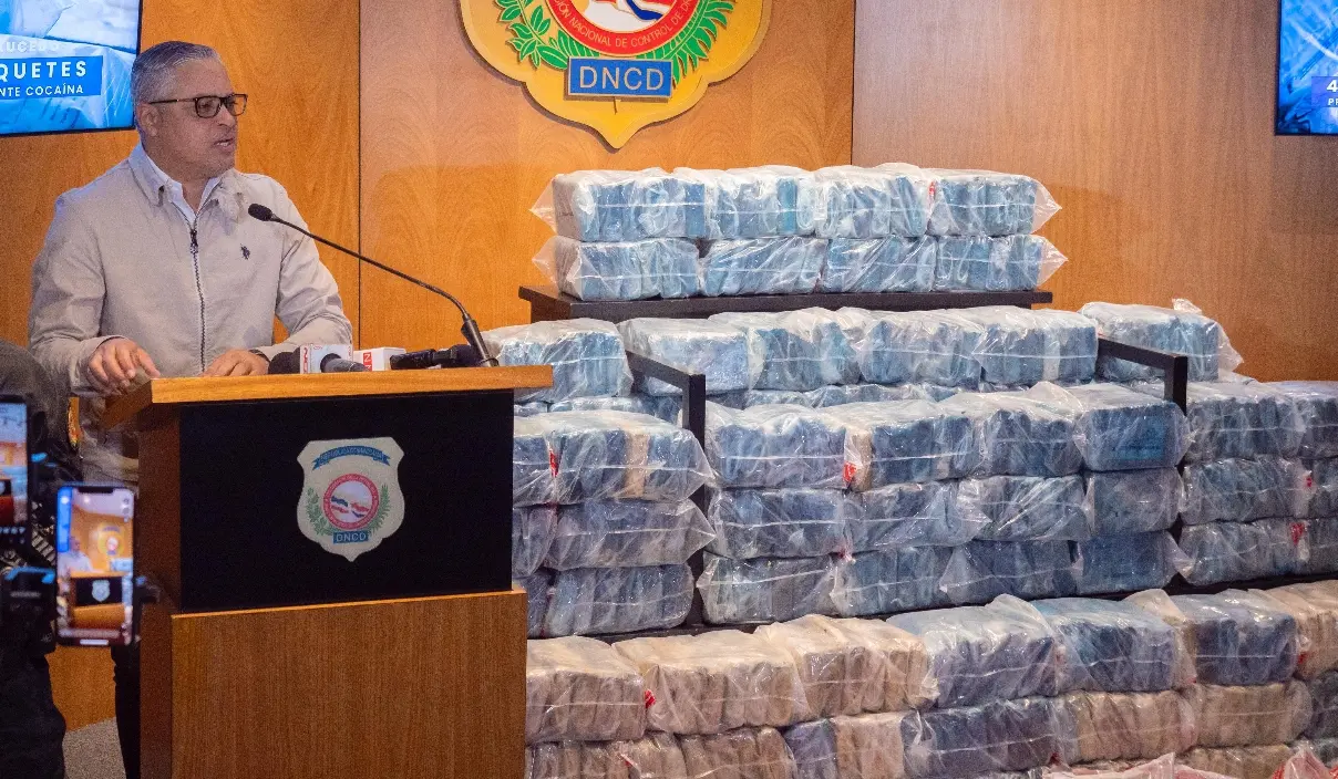 Desmantelan red de narcotráfico con 497 kilos de cocaína en Caucedo