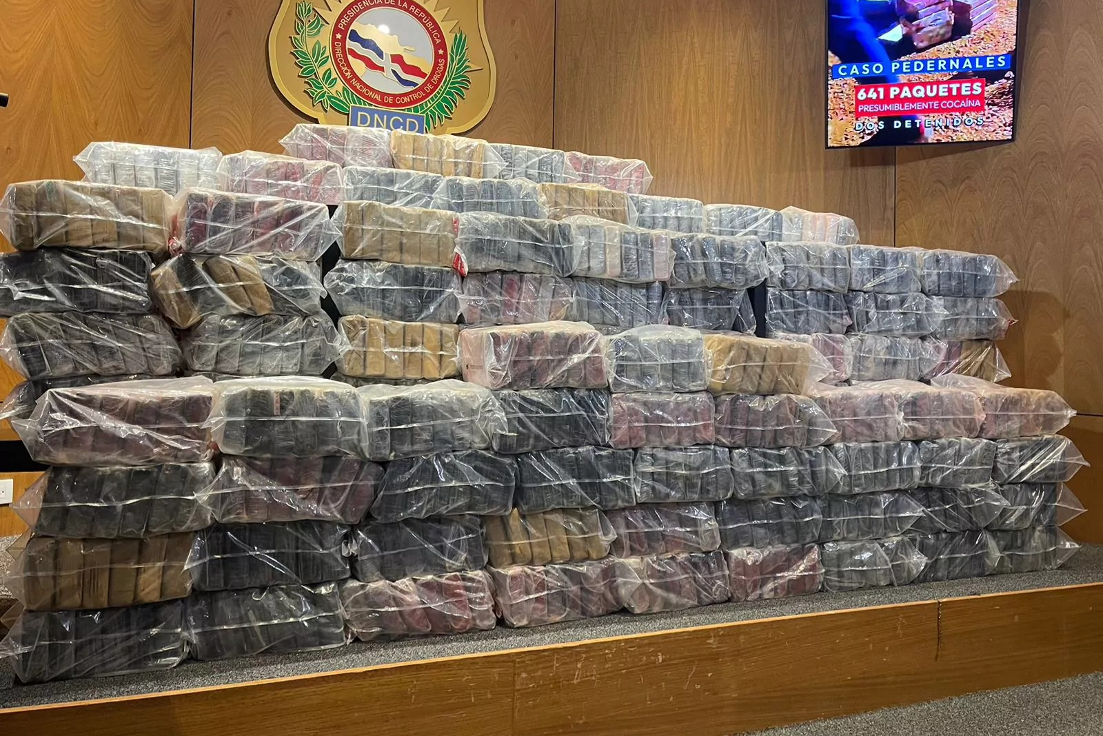 Ocupan 641 paquetes cocaína frente a las costas de Pedernales