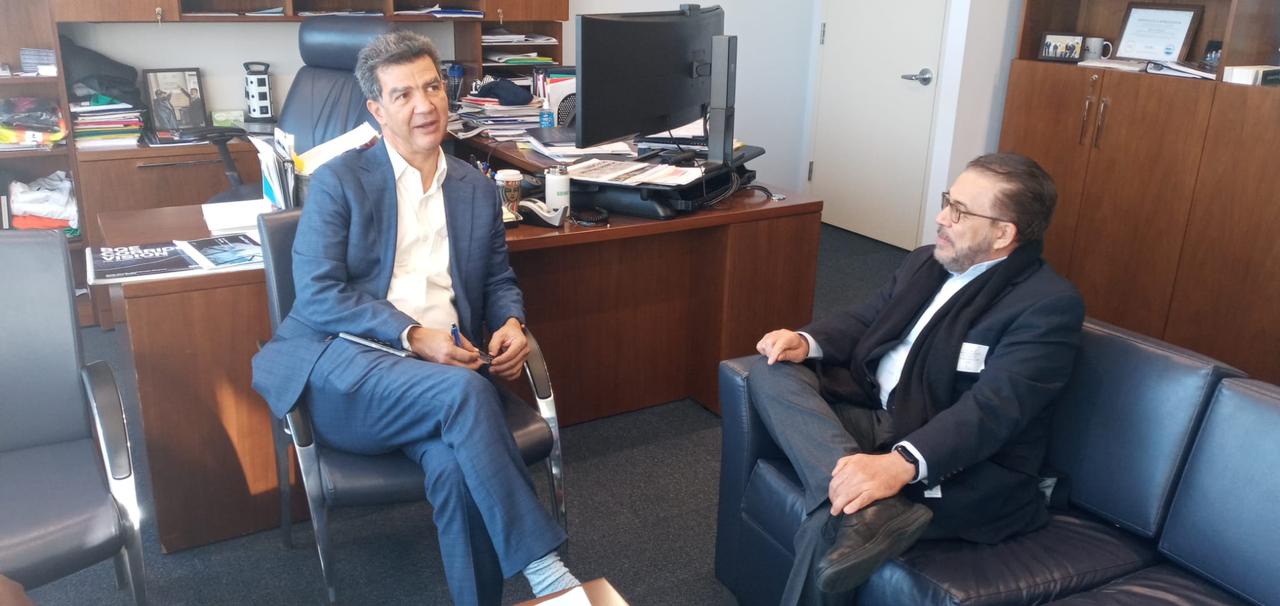 Guillermo Moreno se reúne con Ydanis Rodríguez, Comisionado de Transporte de Nueva York