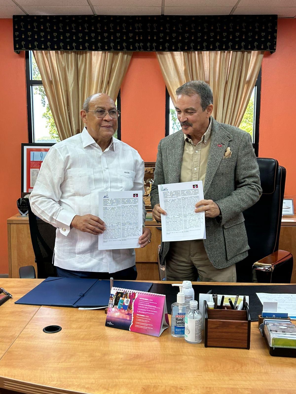 INFOTEP estrecha cooperación con Antigua y Barbuda; suscribe acuerdo para capacitar la diáspora dominicana