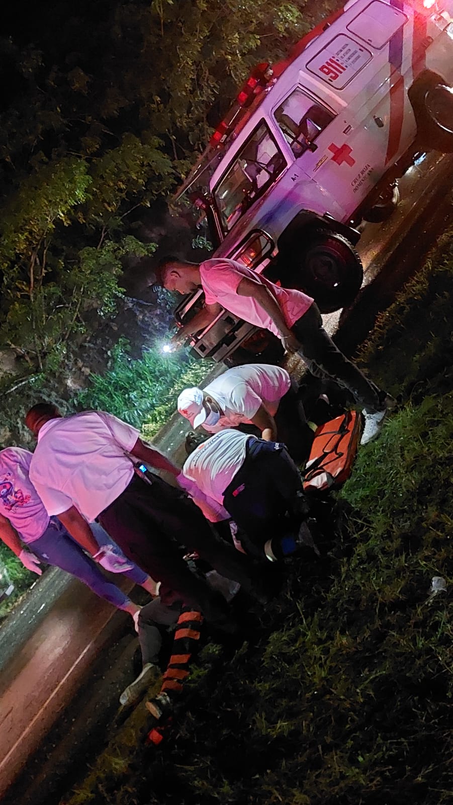 Agencias coordinadas por 911 asisten accidente en San Pedro de Macorís