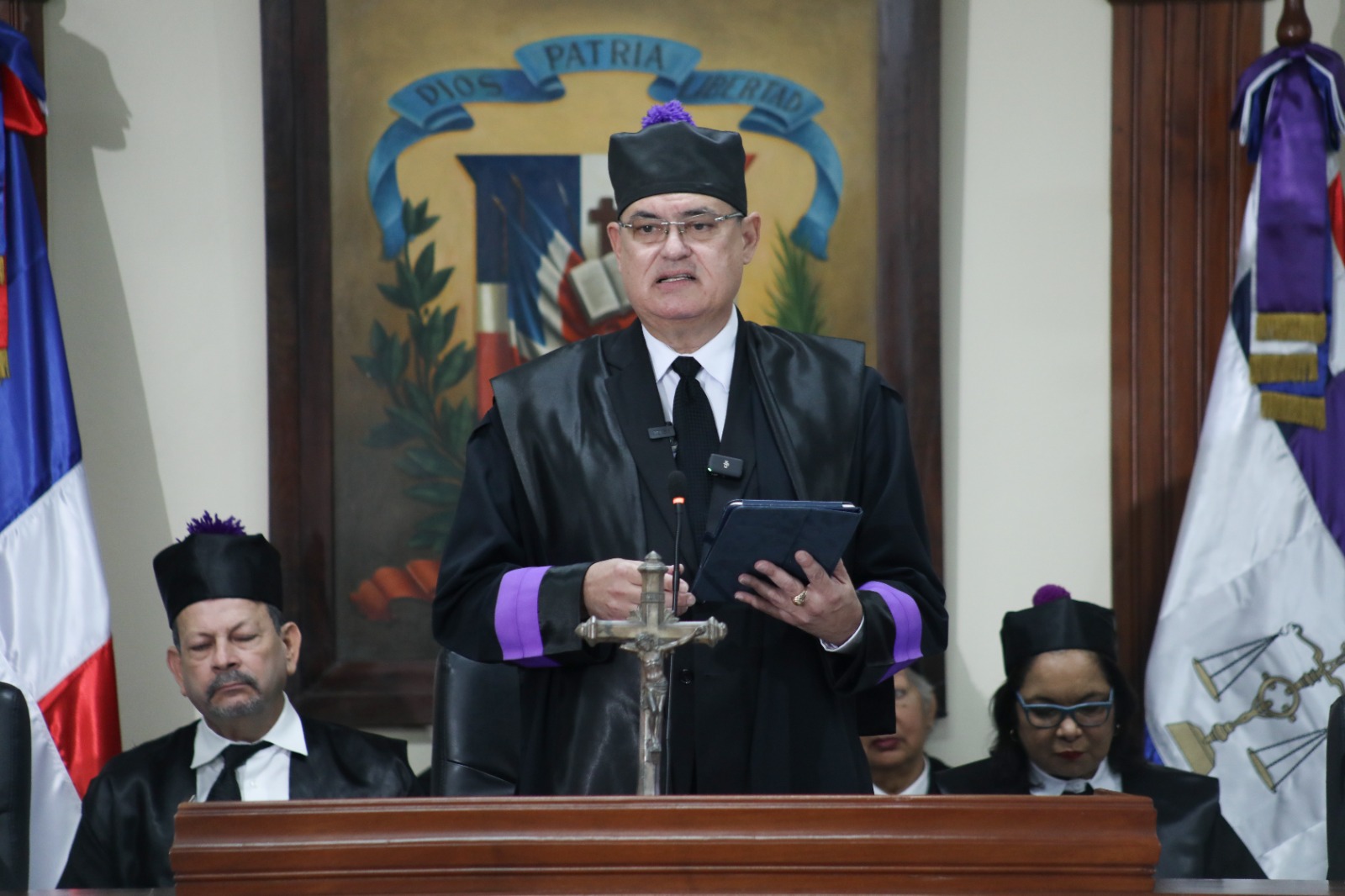 Juez asegura Departamento Judicial La Vega enfrenta la mora judicial con ahínco