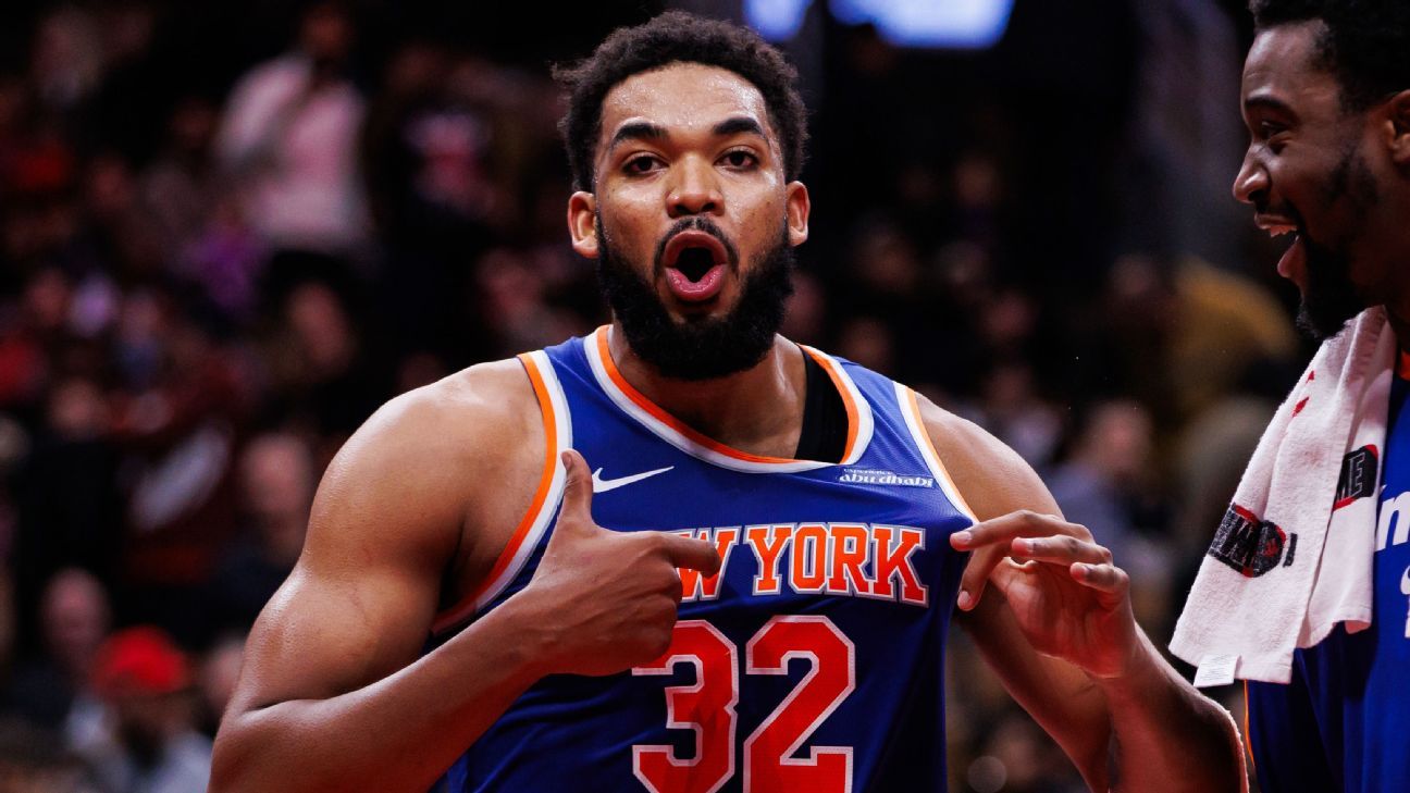 Karl-Anthony Towns anota 24 y atrapa 11 rebotes para knicks