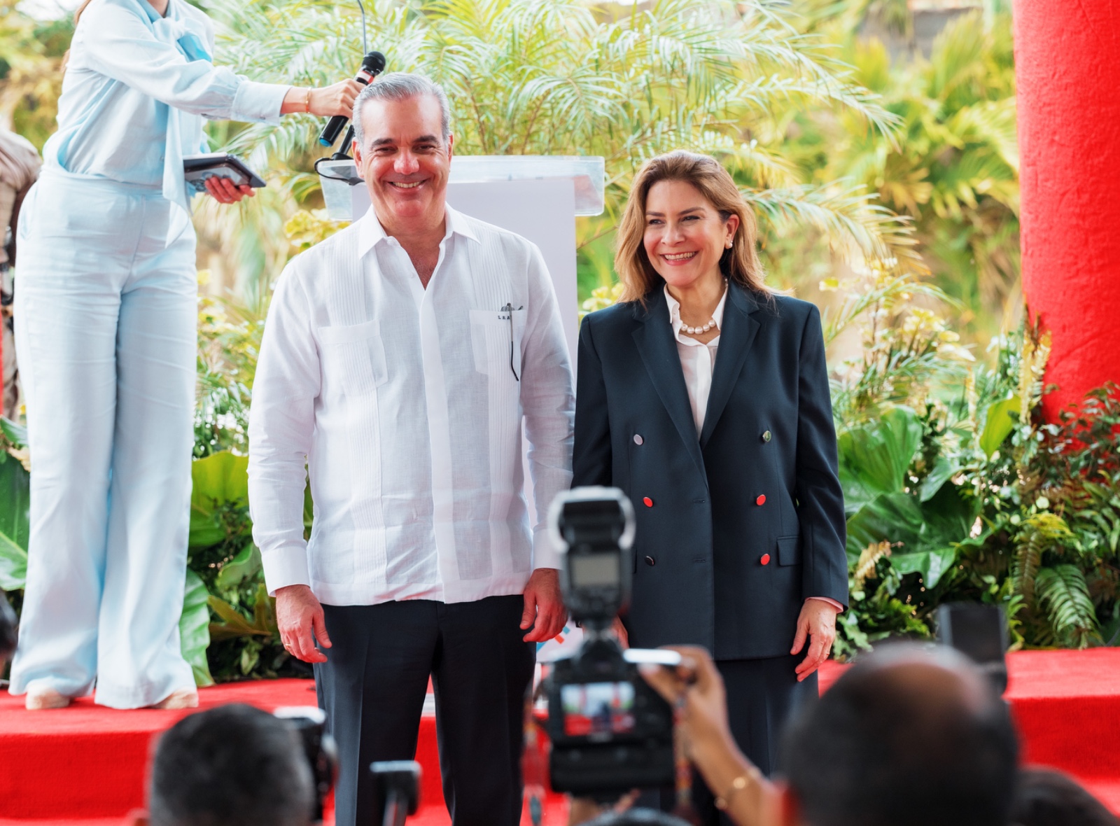 Presidente Luis Abinader y Carolina Mejía presentan el Plan Integrado de Santo Domingo