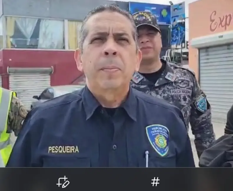 Policía Nacional coordina operativo de seguridad en el Hoyo de Friusa ante marcha patriótica