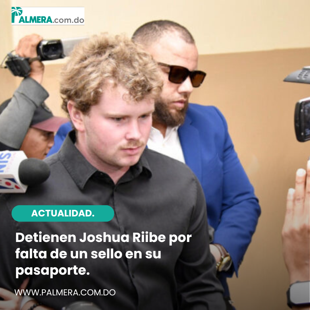 Detienen  Joshua Riibe por falta de un sello en su pasaporte.