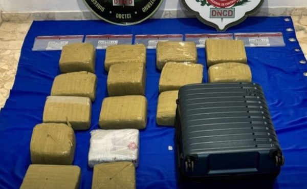 Ocupan 100 libras marihuana a una red en el Distrito Nacional