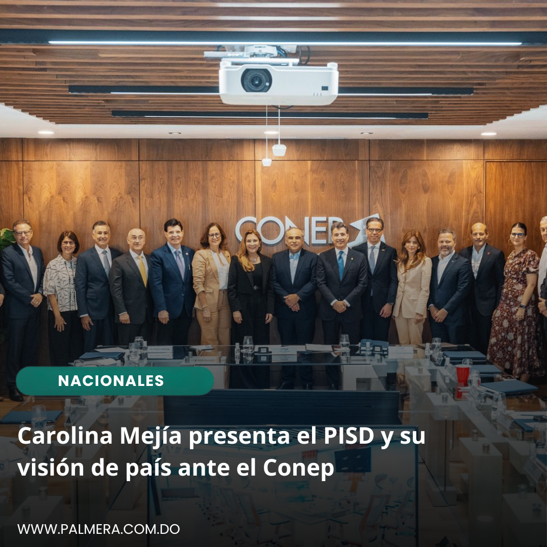 Carolina Mejía presenta el PISD y su visión de país ante el Conep.