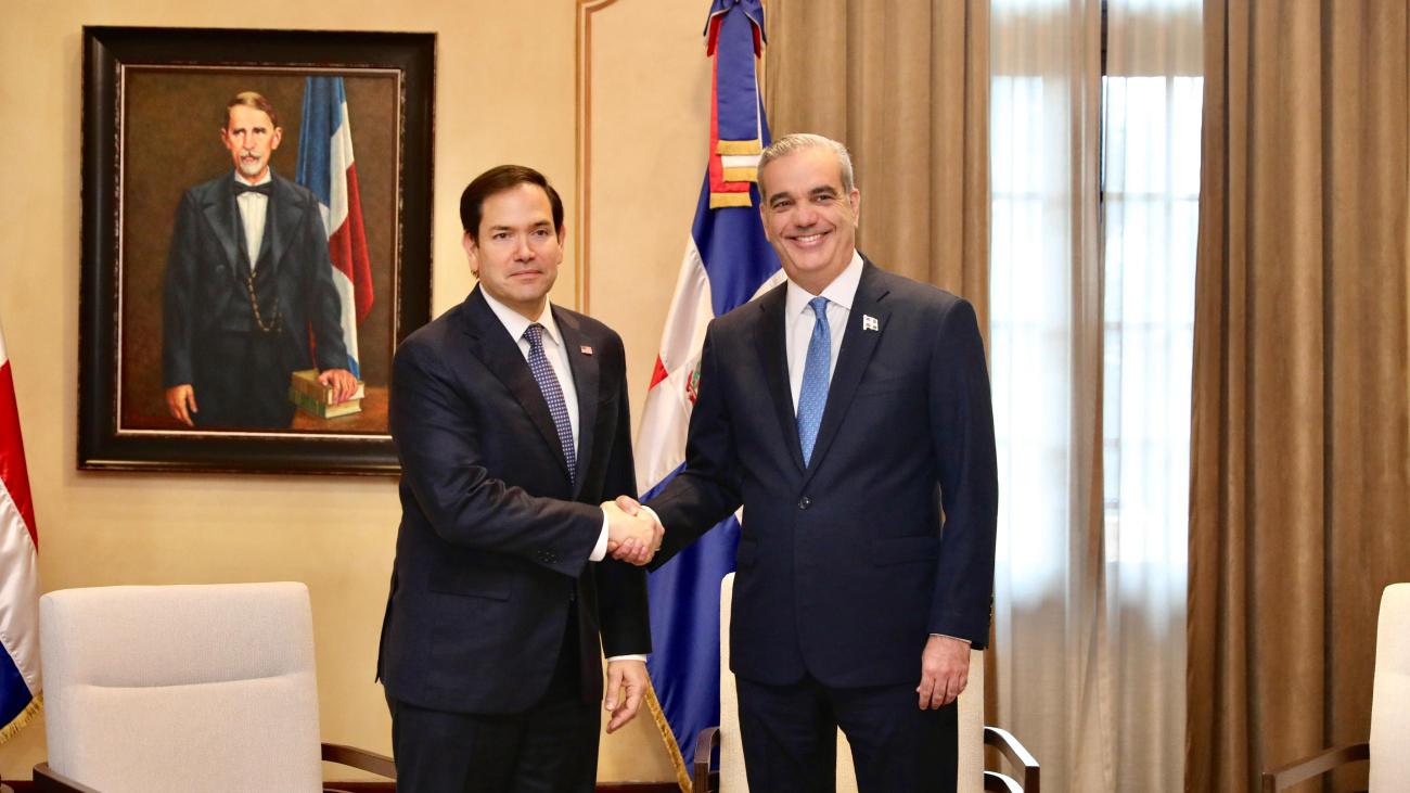 Abinader viajará a Washington para reunirse con el secretario de Estado Marco Rubio