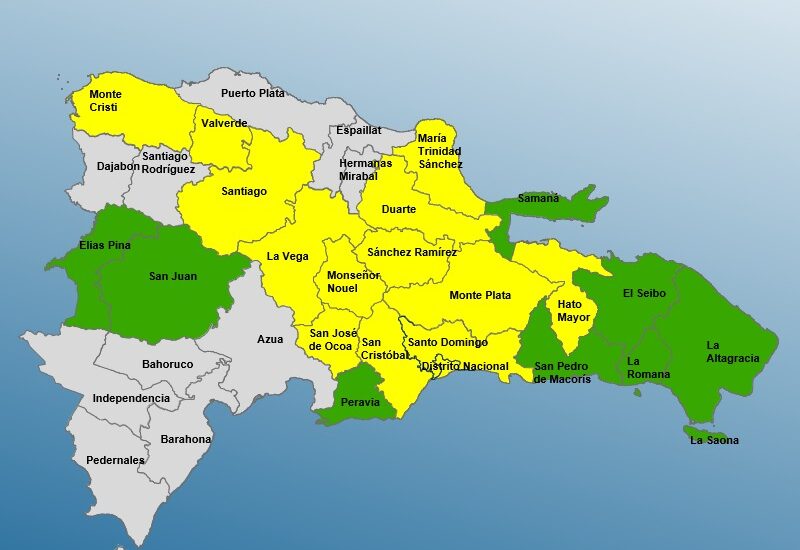 COE descontinúa alerta roja para tres provincias, pero mantiene vigilancia por lluvias