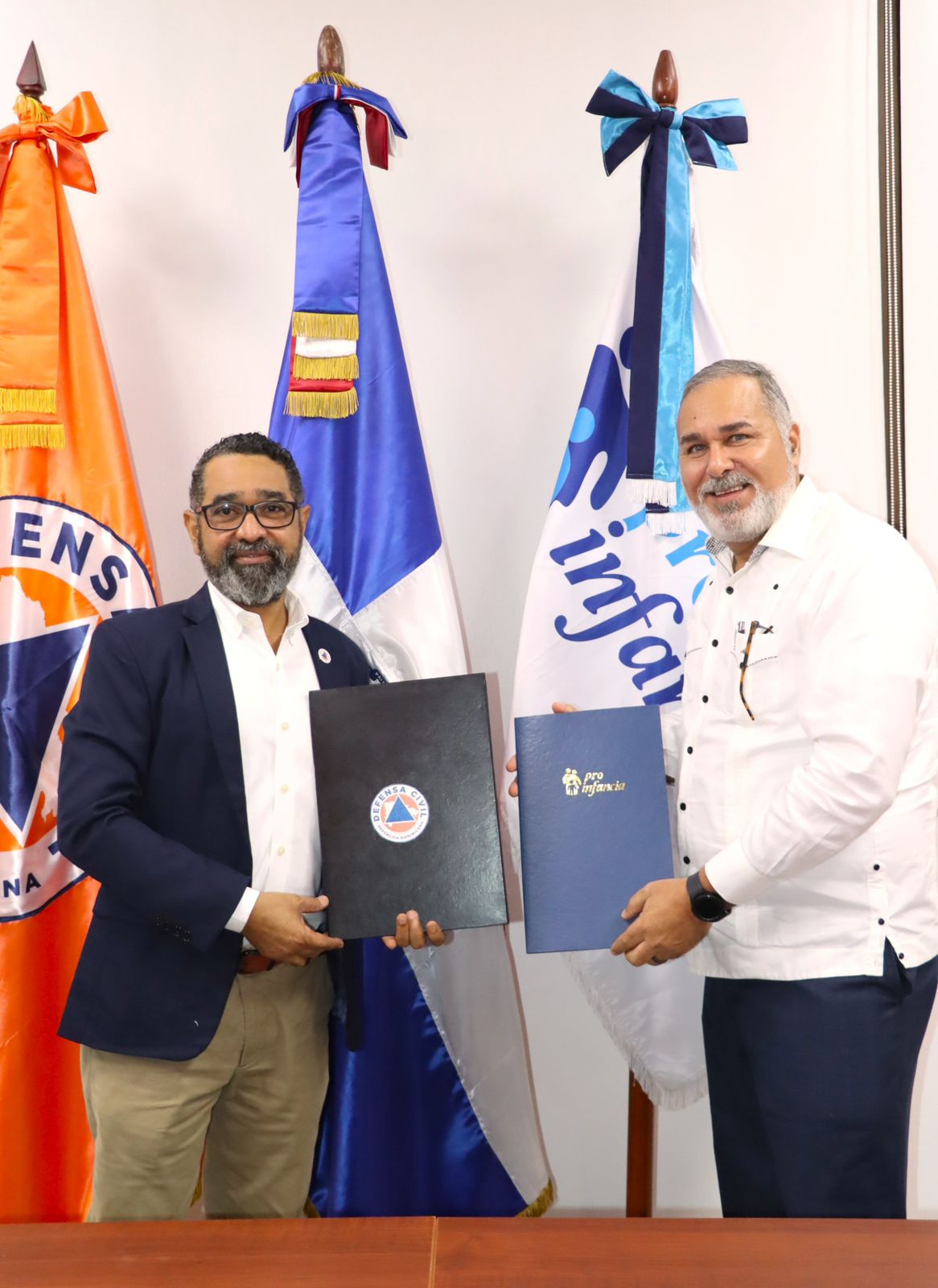 Defensa Civil y Proinfancia firman acuerdo de cooperación de cara a la Temporada Ciclónica 2025