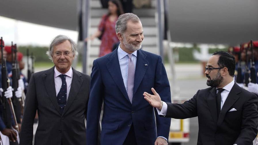 Felipe VI llega a Santo Domingo para participar en el Congreso Mundial del Derecho