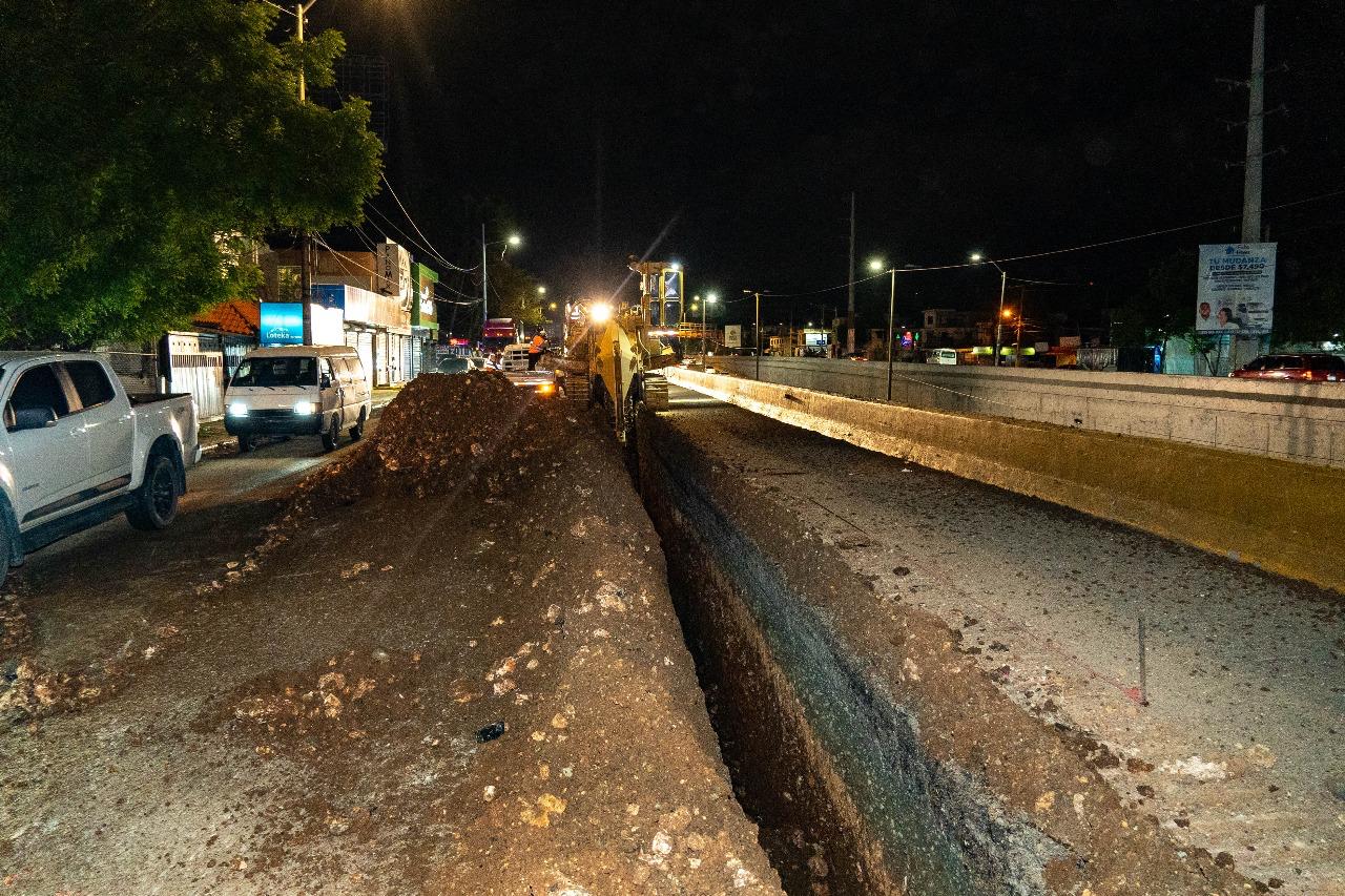 CAASD inicia segunda fase de intervención en tramo próximo al Hospital Darío Contreras