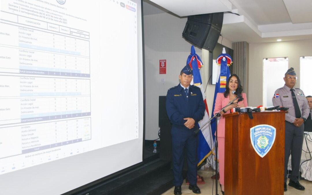 Ministra de Interior y Policía afirma agentes reciben educación y supervisión continúa de Policía Nacional y la Comisión de Reforma Policial