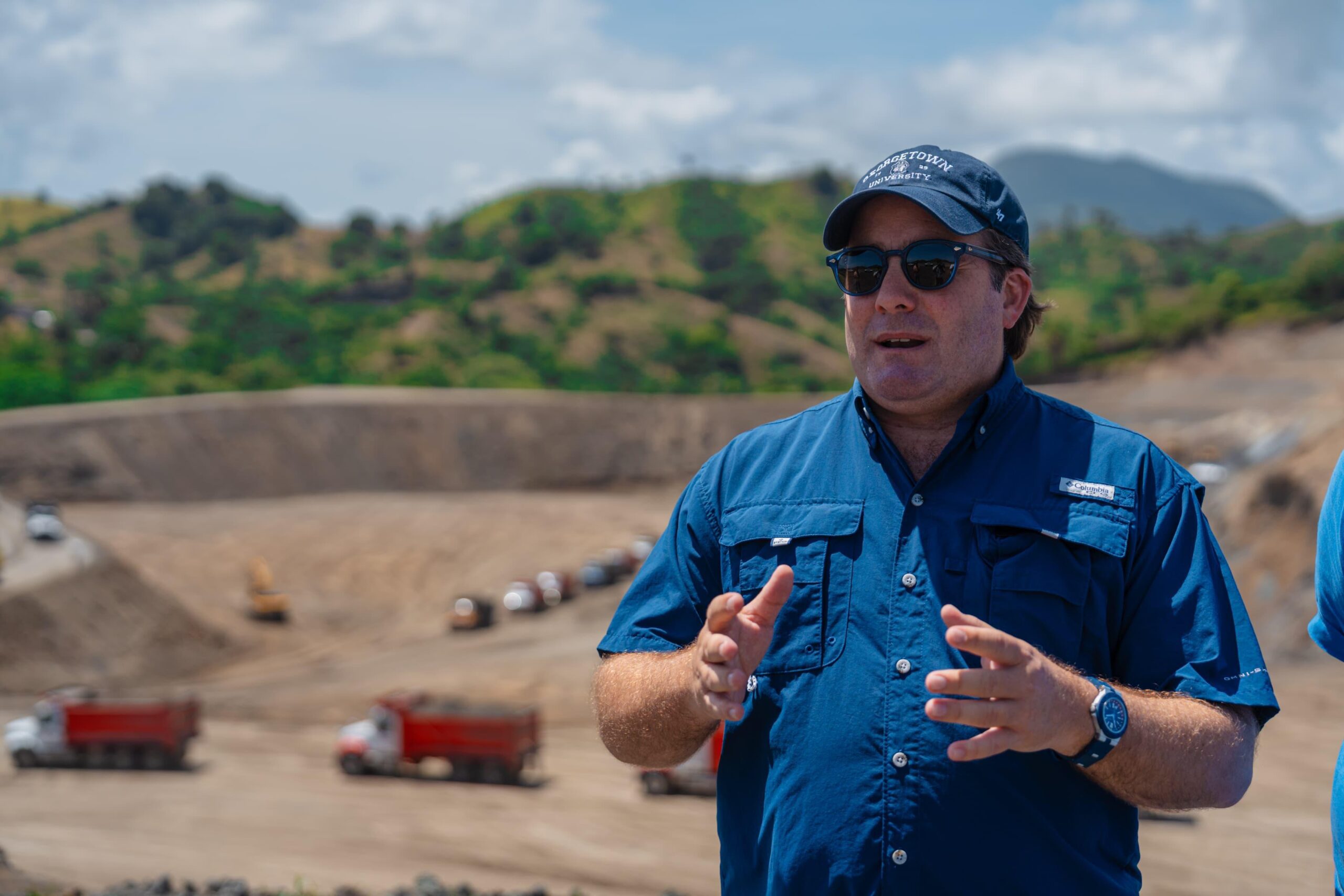 Paliza supervisa avances de planta de residuos sólidos en Puerto Plata