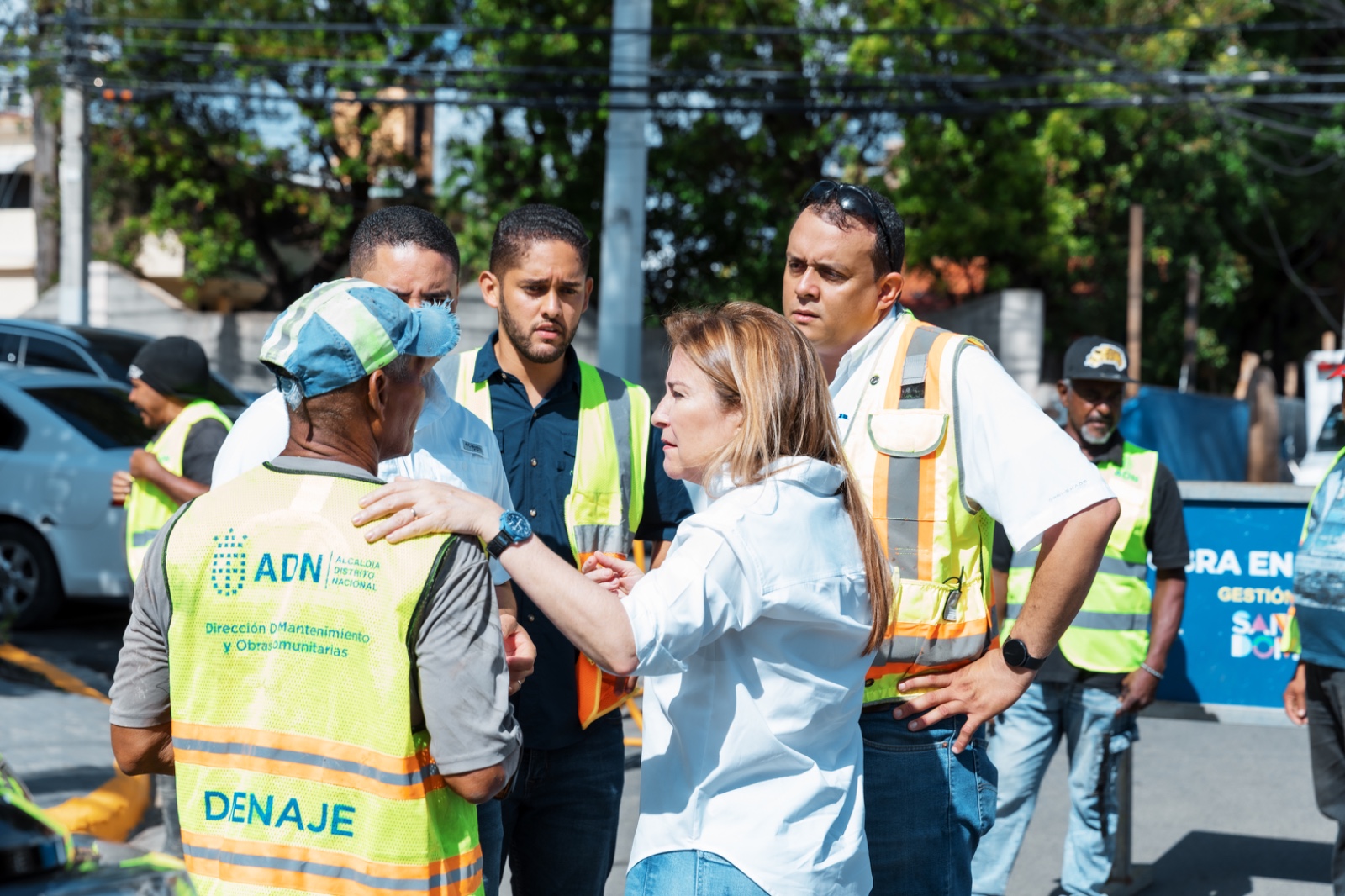 Carolina supervisa trabajos preventivos y pide unirse por el cuidado de la ciudad