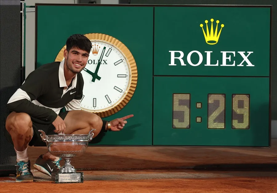 Alcaraz se queda a 2.030 puntos del número 1 de Sinner y aventaja en 2.465 a Zverev
