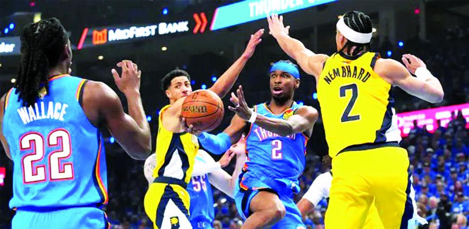 Shai Gilgeous-Alexander alcanza los 3,000 puntos en la temporada y lidera al Thunder en victoria sobre los Pacers