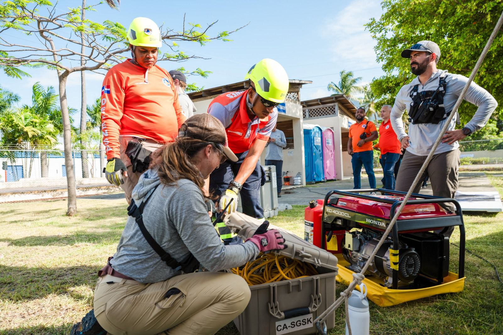 Defensa Civil y GSD lideraron ejercicio estratégico que fortaleció la respuesta ante emergencias en Puerto Plata