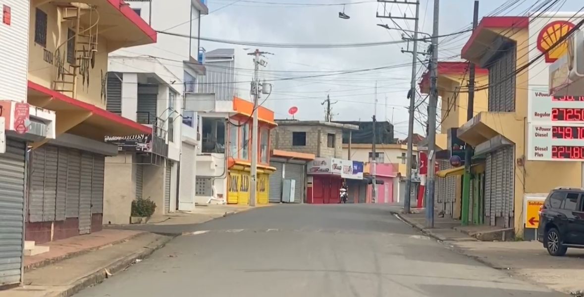 Paro cívico se cumple en más de un 98 % en Sabana Grande de Boyá
