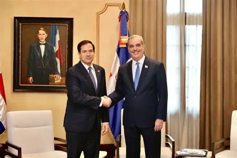 Presidente Abinader se reúne con el secretario de Estado de EE. UU.