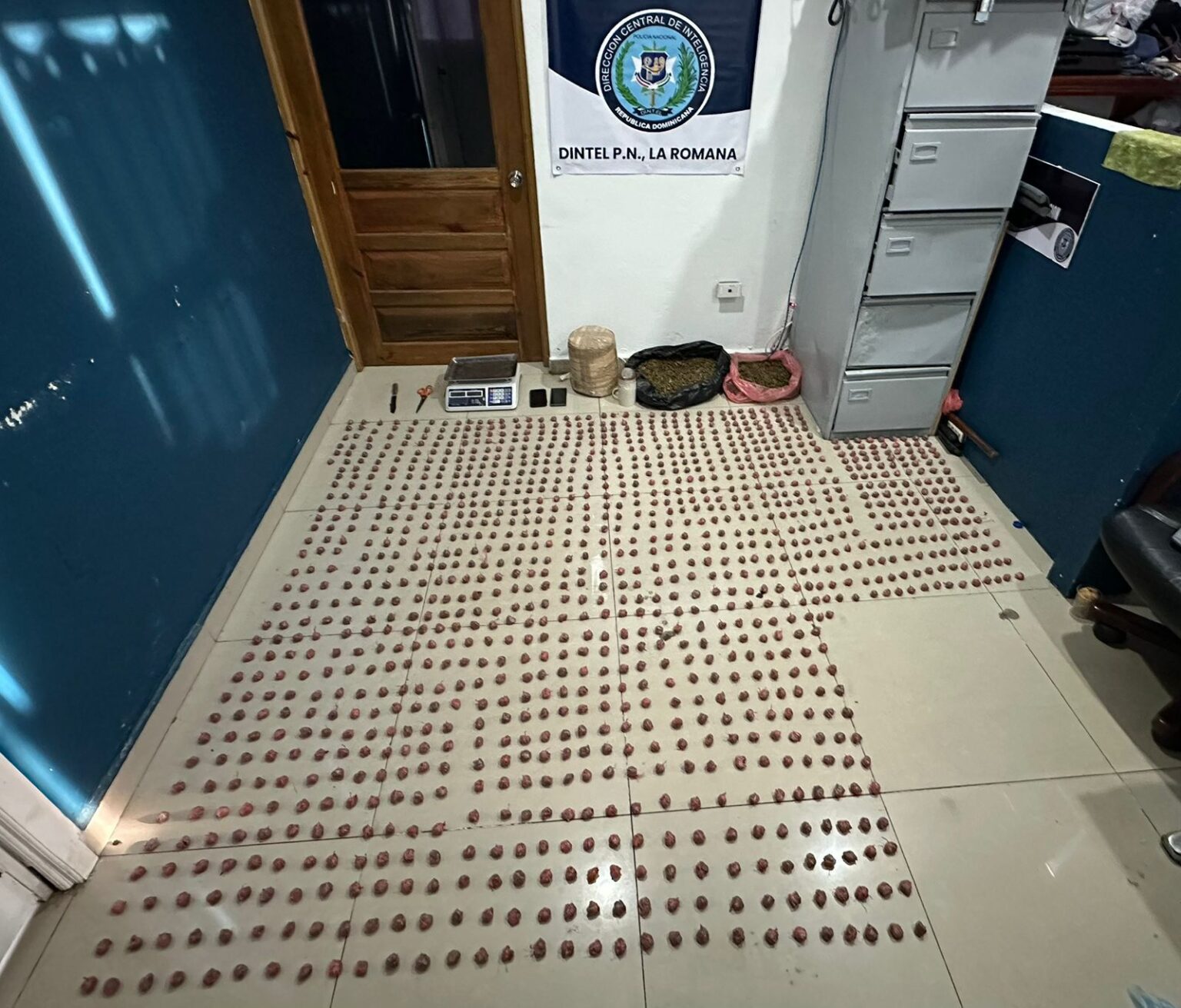 DINTEL y Ministerio Público incautan más de 7 mil gramos de marihuana en operativo en La Romana