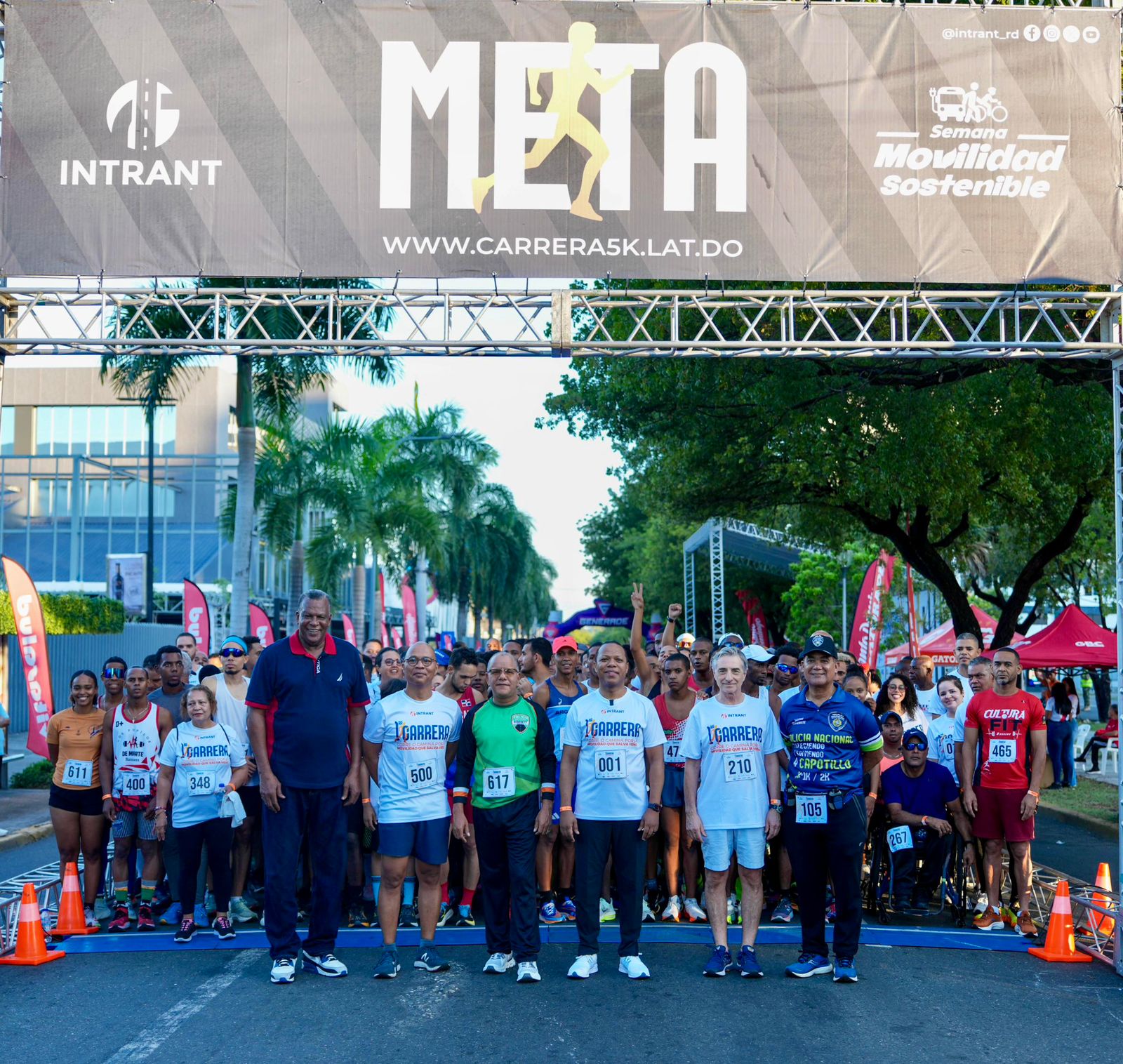 INTRANT lanza movimiento nacional por la seguridad vial con histórica Carrera 5K