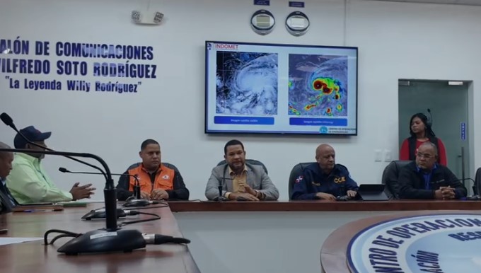 Indomet alerta por intensas lluvias y efectos del huracán Melissa en territorio dominicano.
