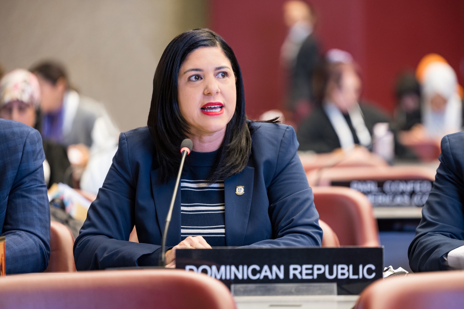 Senadora de Hermanas Mirabal es electa miembro del Buró de Mujeres Parlamentarias para América Latina y el Caribe.