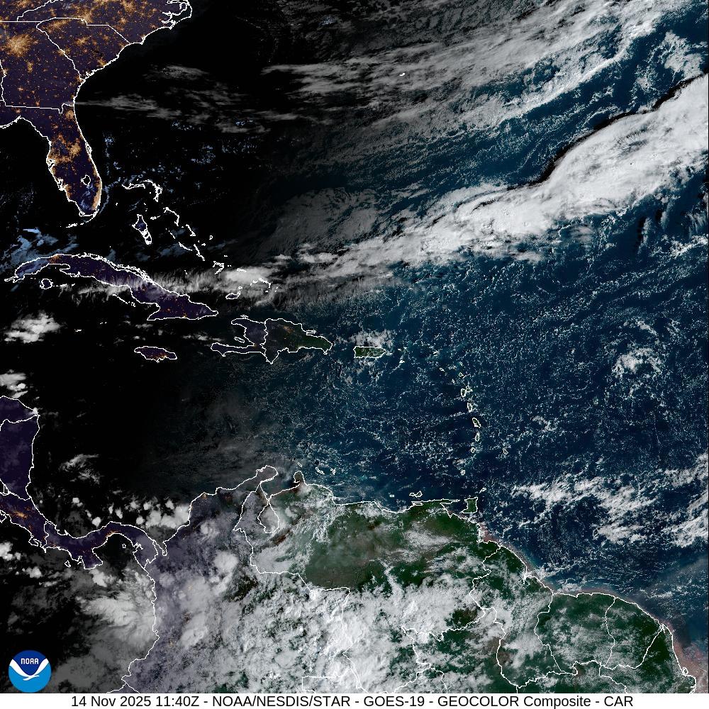 Sistema frontal y vientos del este/noreste.