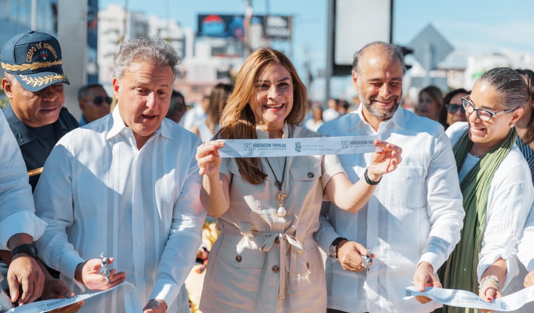 APAP y ADN rehabilitan accesos inclusivos de la 27 de Febrero con Churchill.