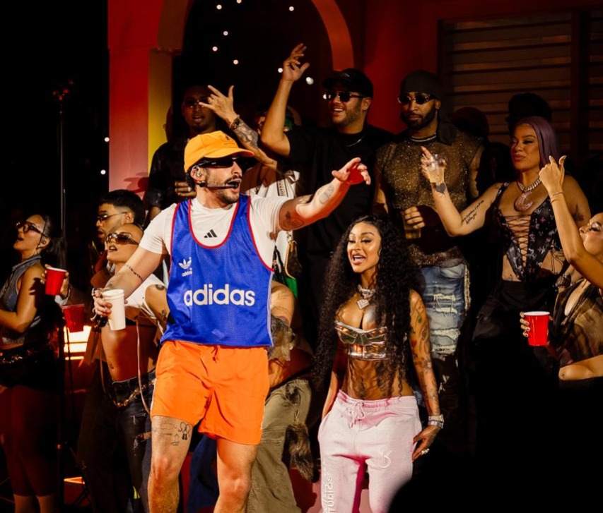 La popular “Casita” de Bad Bunny, espacio en el que el artista recibe a sus invitados especiales durante sus presentaciones.