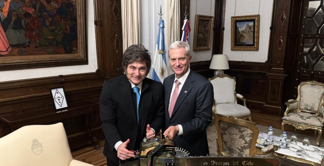 Kast se reúne con Milei y anticipa una relación bilateral "como nunca antes se ha visto".