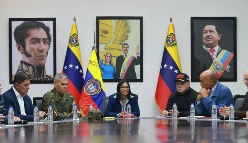 Delcy Rodríguez dirige su primer consejo de ministros como presidenta encargada de Venezuela