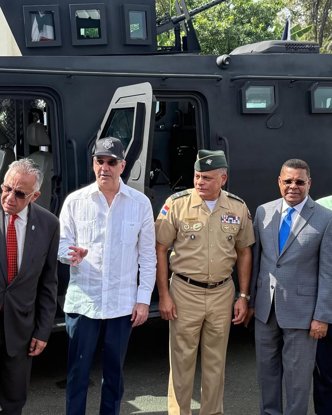 República Dominicana presenta su primer vehículo militar blindado ensamblado en el país
