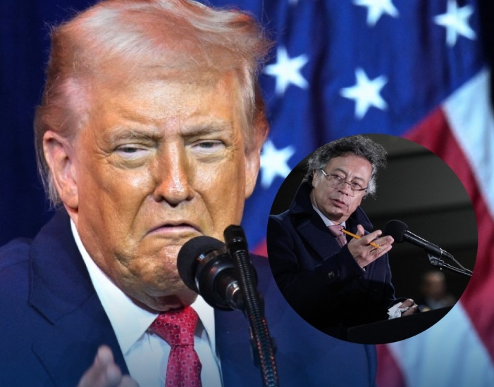 Donald Trump conversa con Gustavo Petro sobre delincuencia organizada