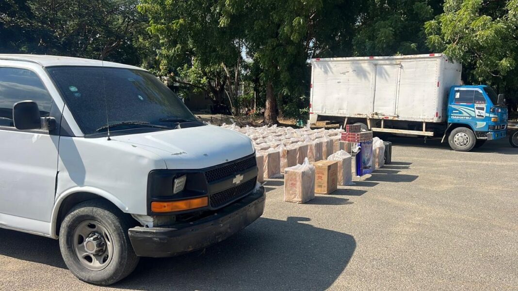 Dintel ocupa 1.6 millones de cigarrillos clandestinos y desmantela ruta de contrabando en Navarrete