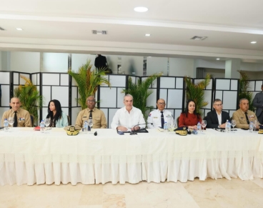 Luis Abinader encabeza sesión del Plan de Seguridad Ciudadana