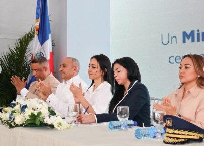 Faride Raful participa en inauguración de Fiscalía Comunitaria en Gaspar Hernández