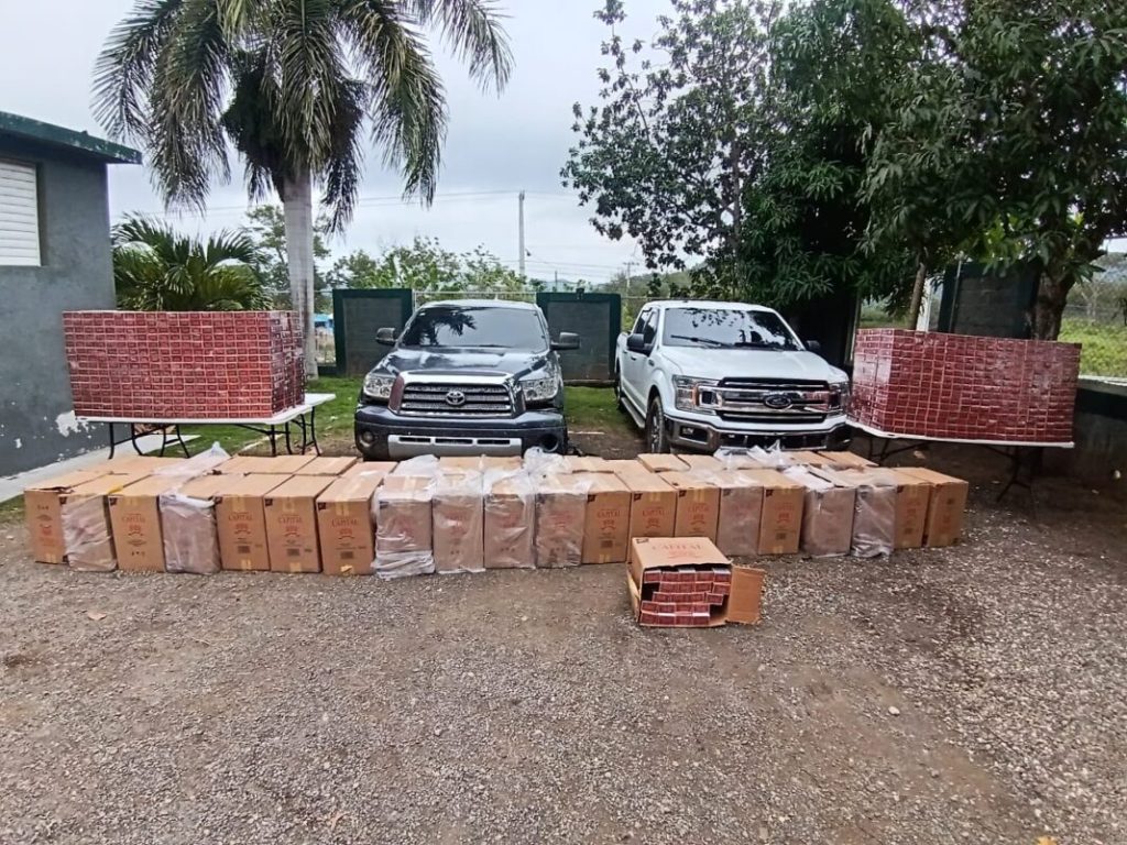 Ejército decomisa más de 739 mil cigarrillos de contrabando en Puerto Plata