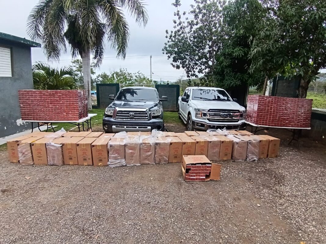 Ejército decomisa más de 739 mil cigarrillos de contrabando en Puerto Plata