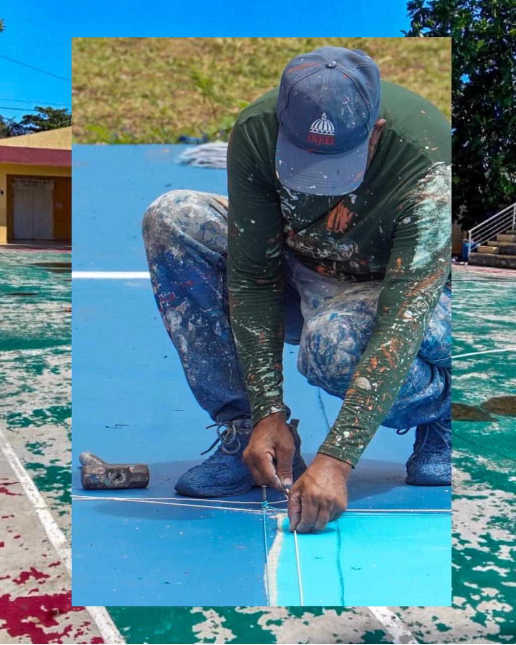 INEFI continúa impulsando el deporte escolar con entrega de 48 canchas remozada en el país