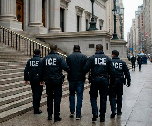 Inmigrante es arrestado por ICE tras intentar denunciar delitos en Nueva York
