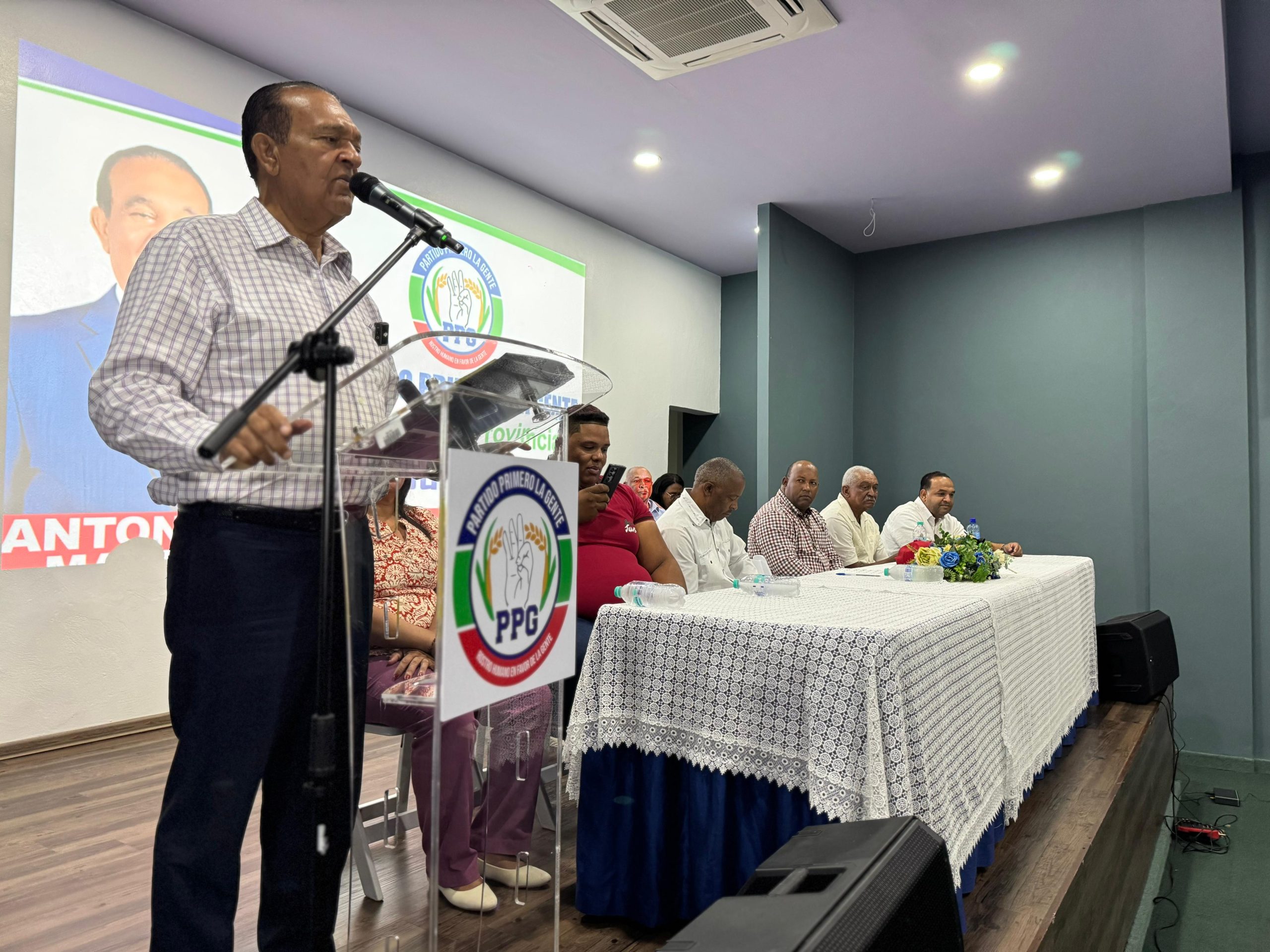 Antonio Marte, presidente del PPG pide al gobierno mas inversión agrícola para garantizar seguridad alimentaria.